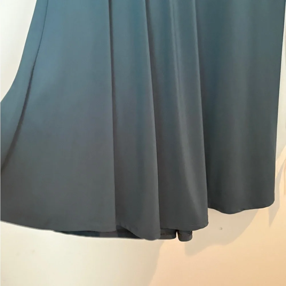 NWT Last Tango Dusty Green 3/4 Sleeve Swing Dress / Tunic Size Large
